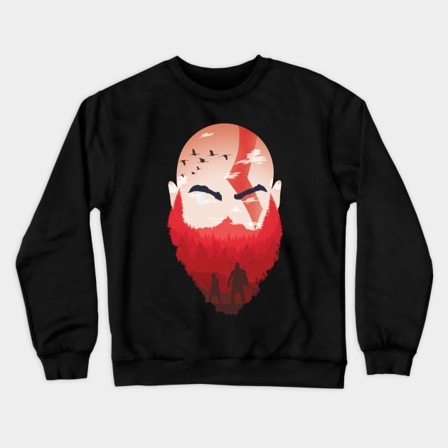 God of destruction Crewneck Sweatshirt by Jackson Lester